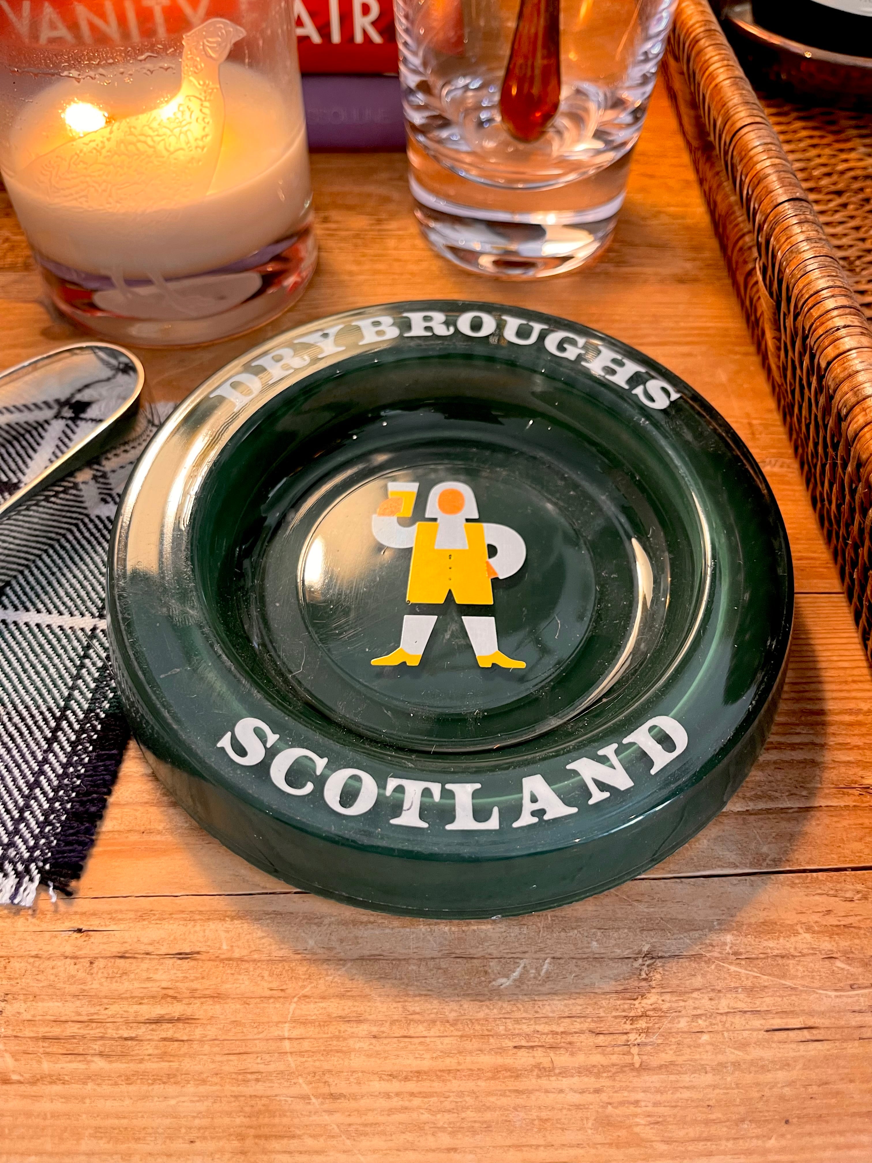 Vintage Drybroughs Scotland Ashtray