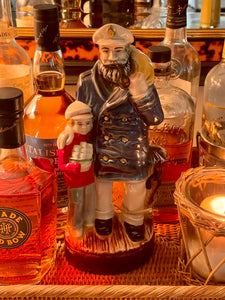 Vintage Sea Captain and Boy Decanter
