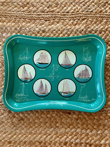 Vintage Sailboat Tray