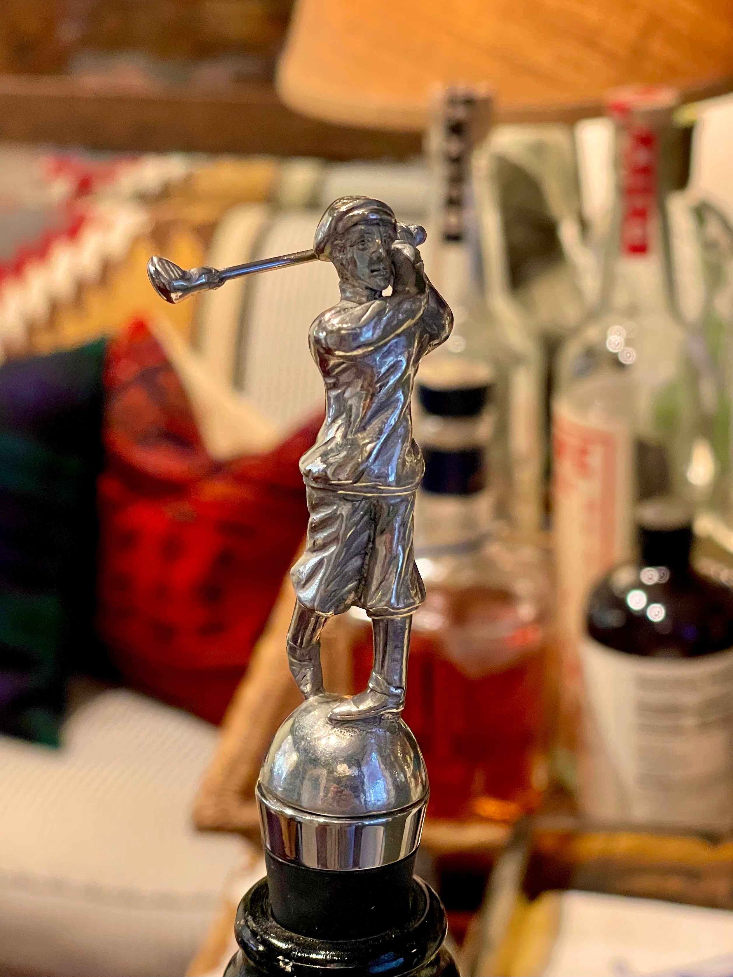 Golfer Bottle Stopper
