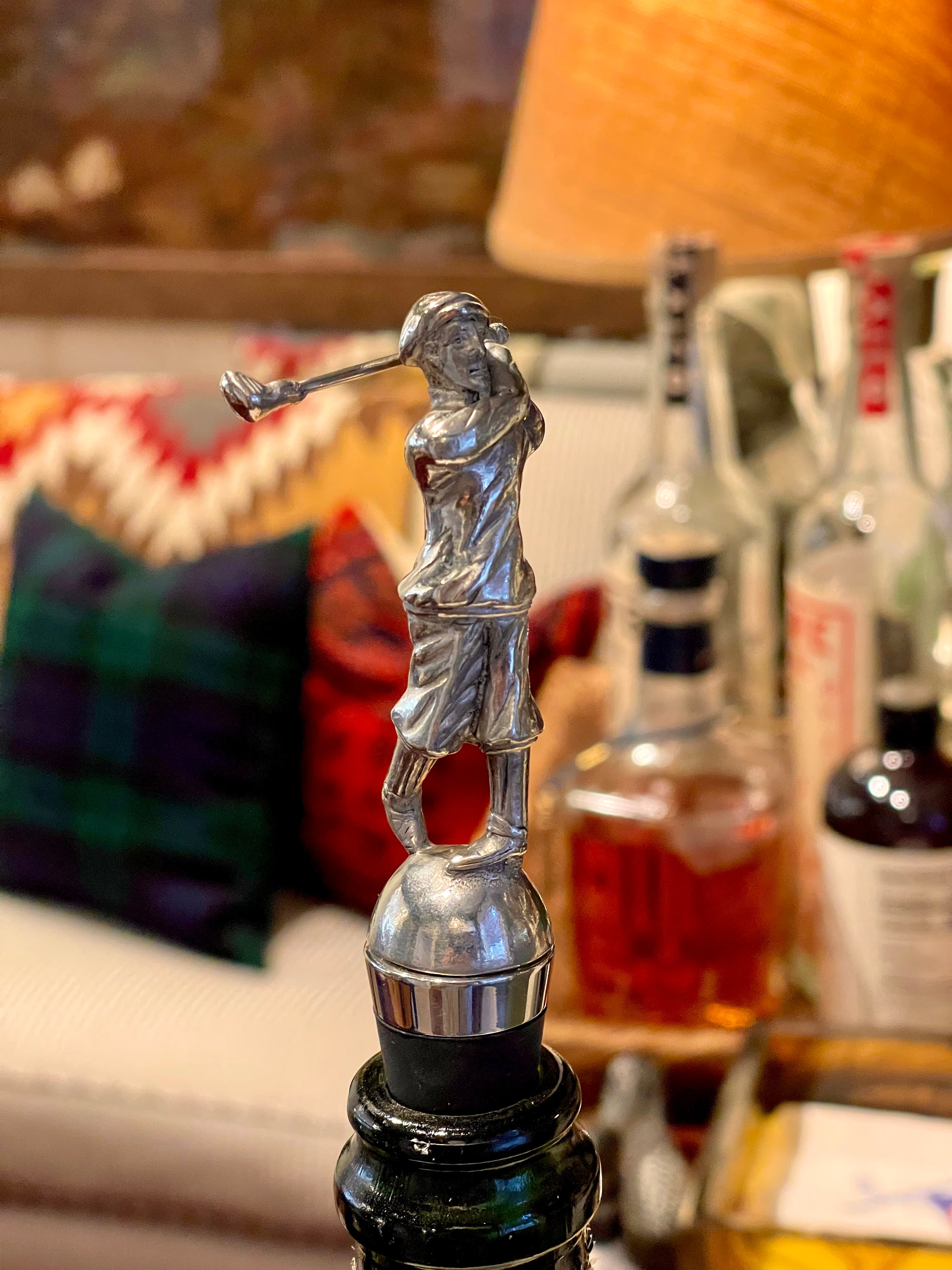 Golfer Bottle Stopper