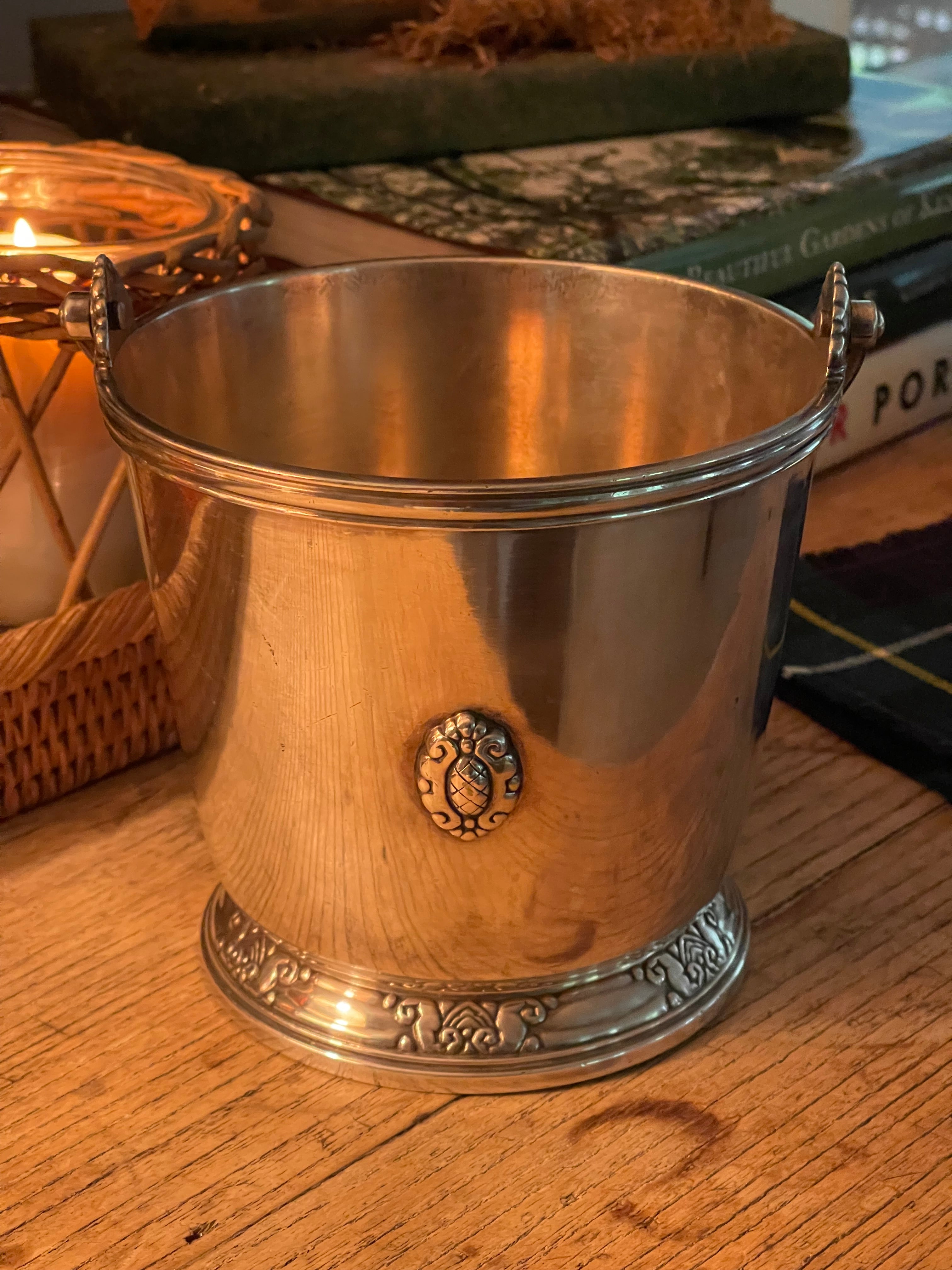 Vintage Waldorf Astoria Silver Ice Bucket
