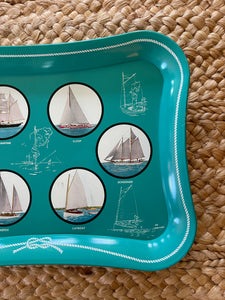 Vintage Sailboat Tray