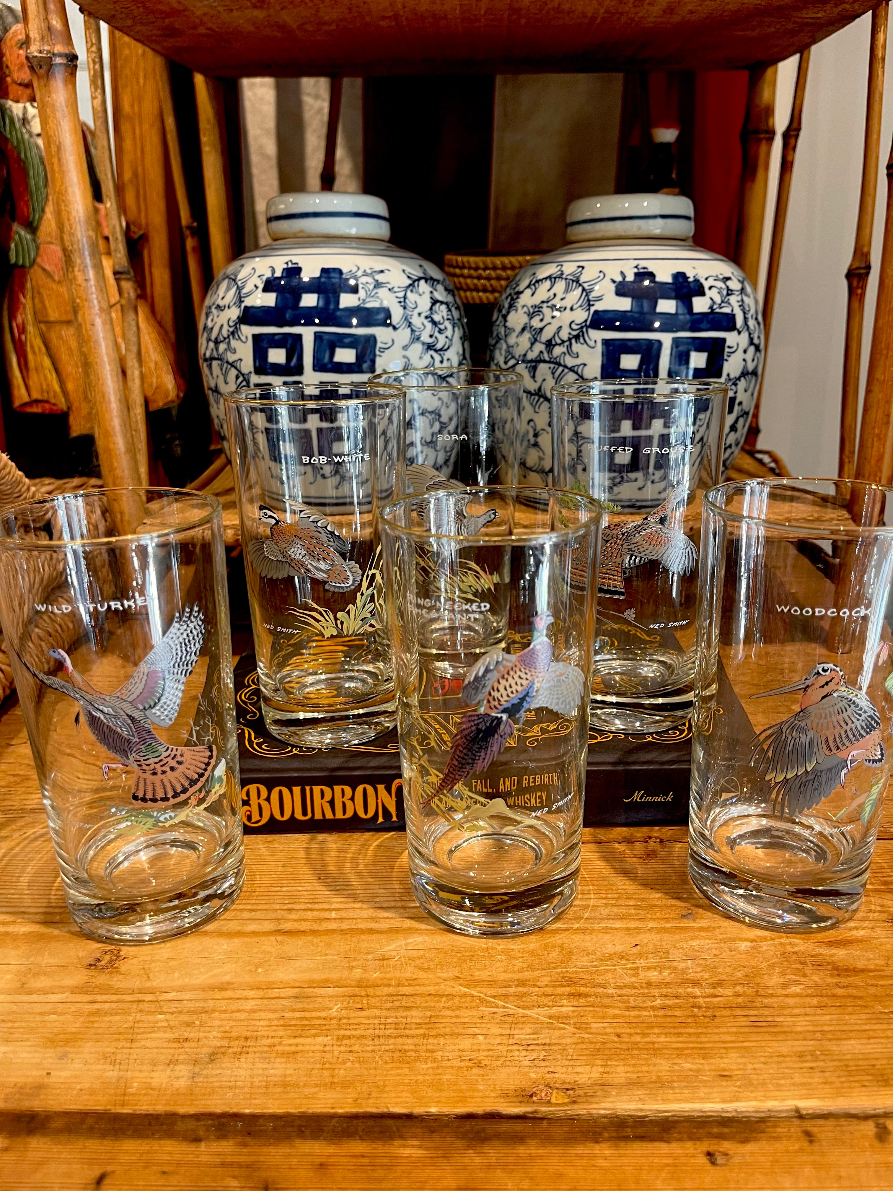 Vintage Game Bird Highballs - Set 6