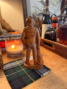 Vintage Hunter and Dog Mascot