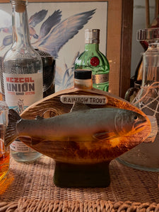 Vintage Trout Decanter