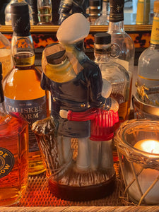 Vintage Sea Captain and Boy Decanter