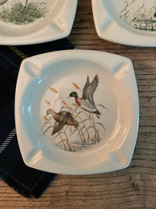 Vintage Game Bird Ashtrays - Set 3