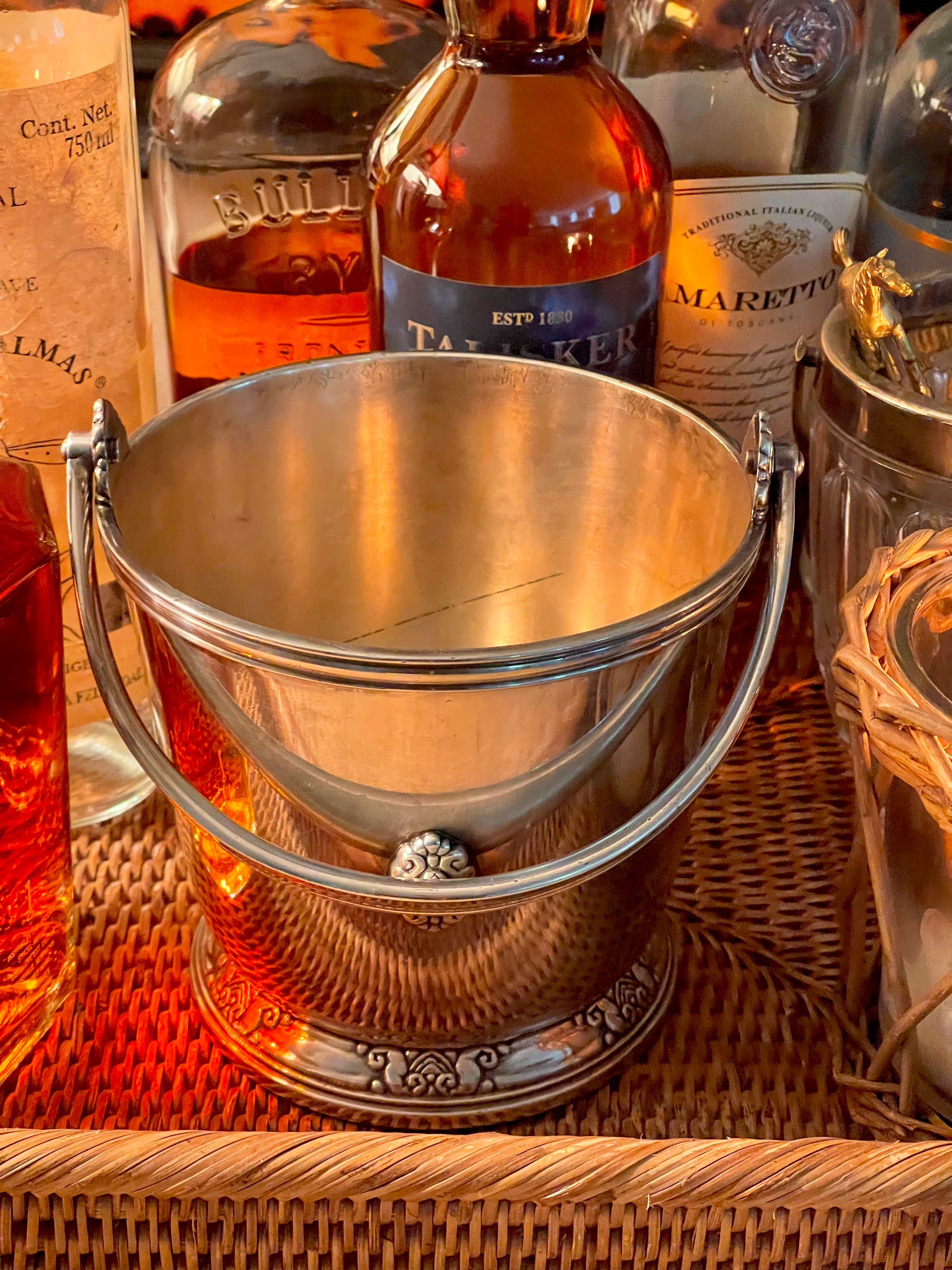 Vintage Waldorf Astoria Silver Ice Bucket
