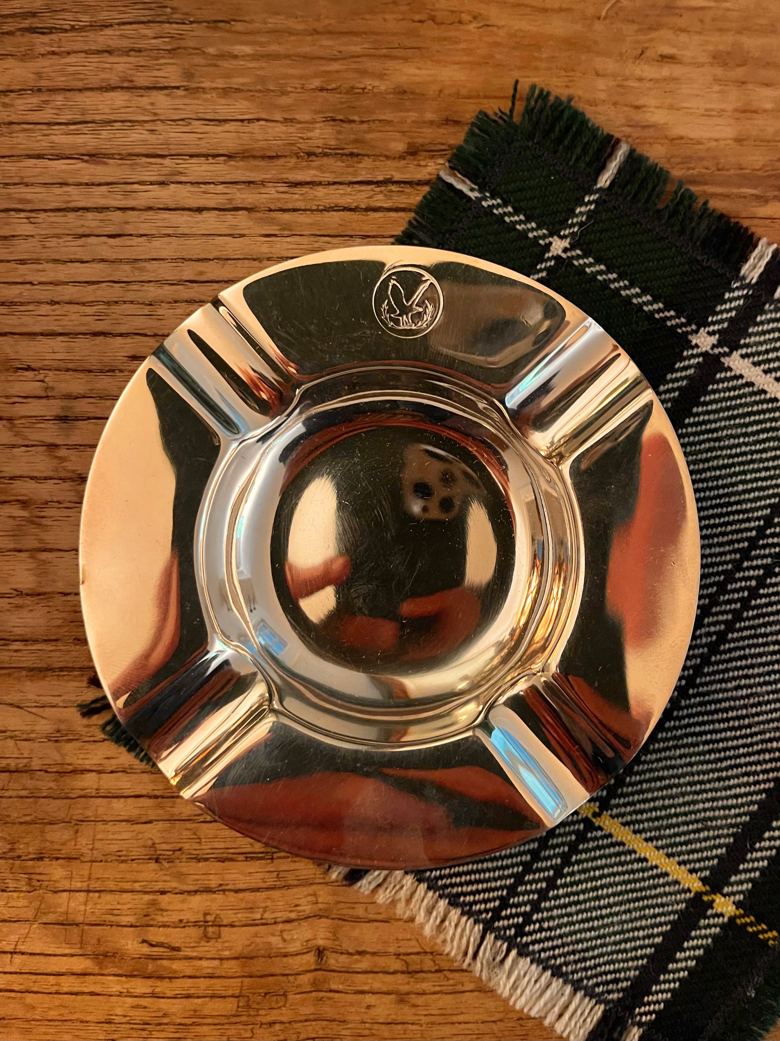 Vintage Gleneagles Hotel Silver Ashtray