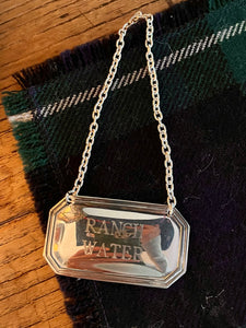 Ranch Water Decanter Tag