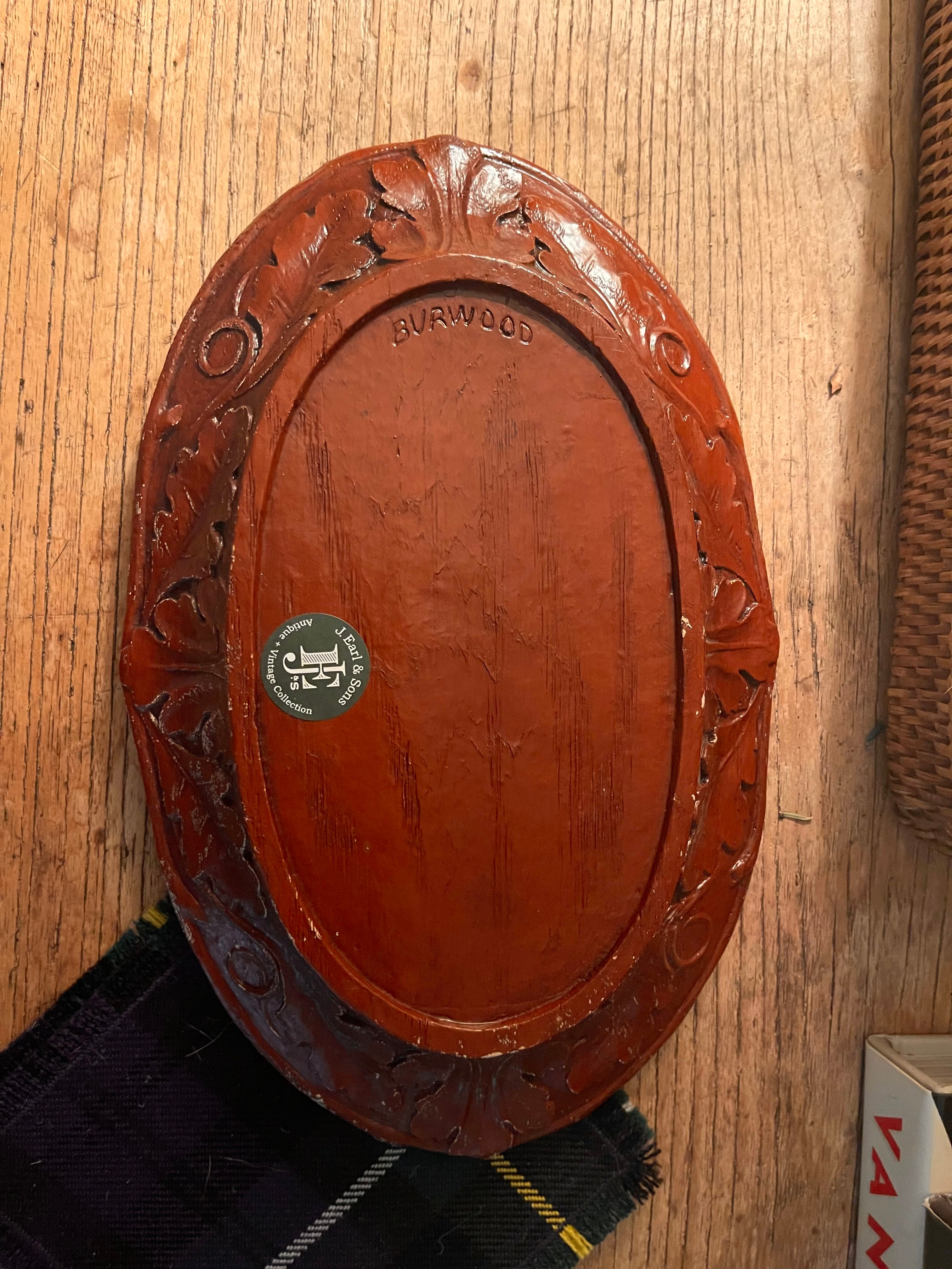 Vintage Stag Black Forest Tray