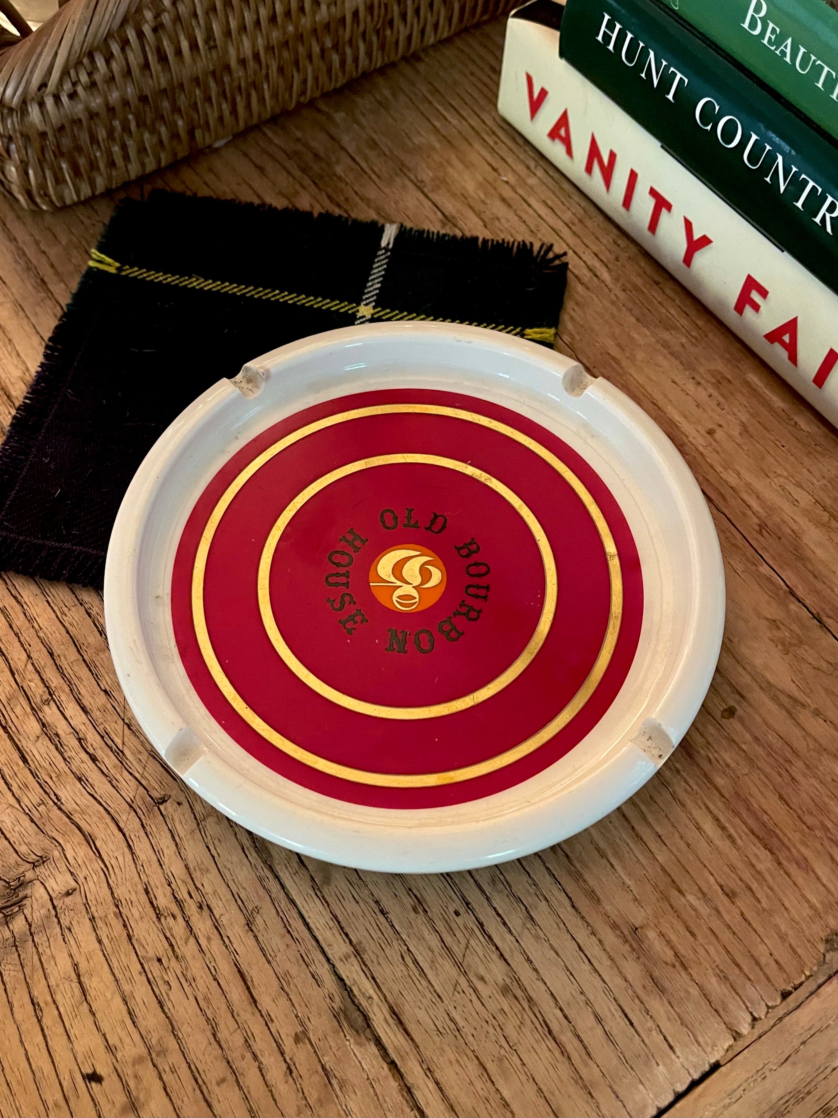 Vintage Old Bourbon House Ashtray