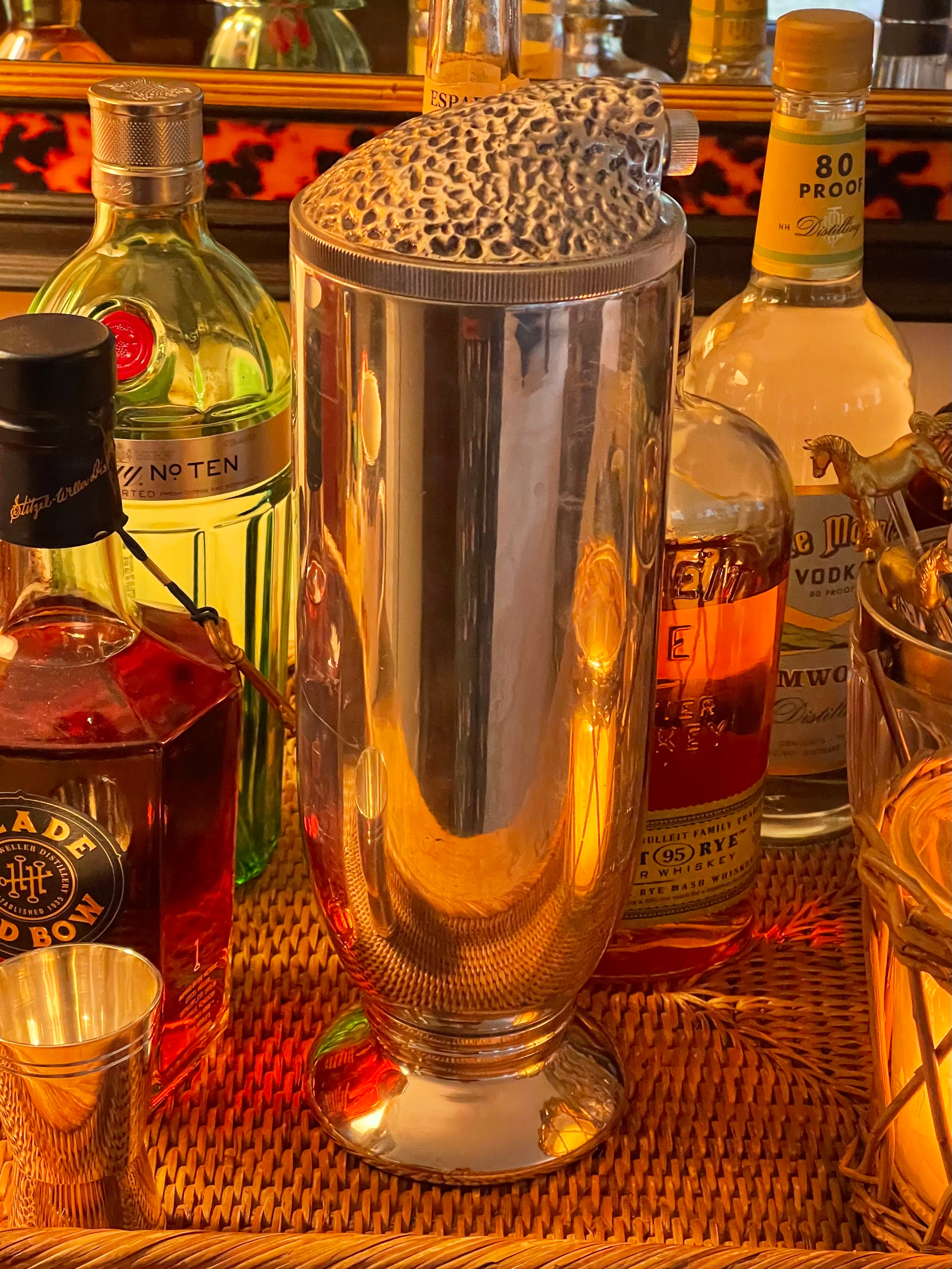Vintage Aluminum Cocktail Shaker