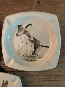 Vintage Game Bird Ashtrays - Set 3