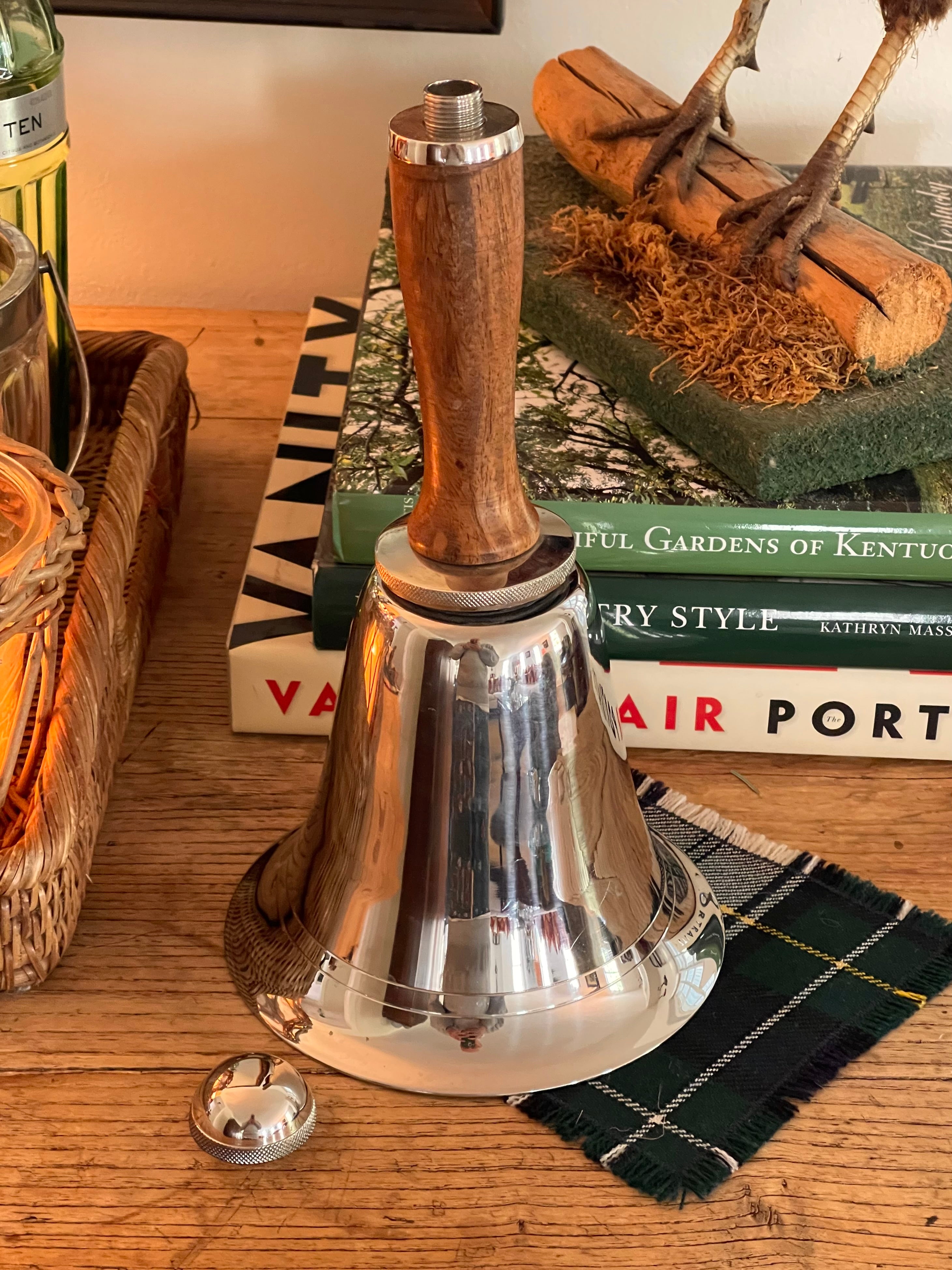 Vintage Bell Cocktail Shaker