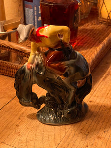 Vintage Bucking Horse and Cowboy Mascot