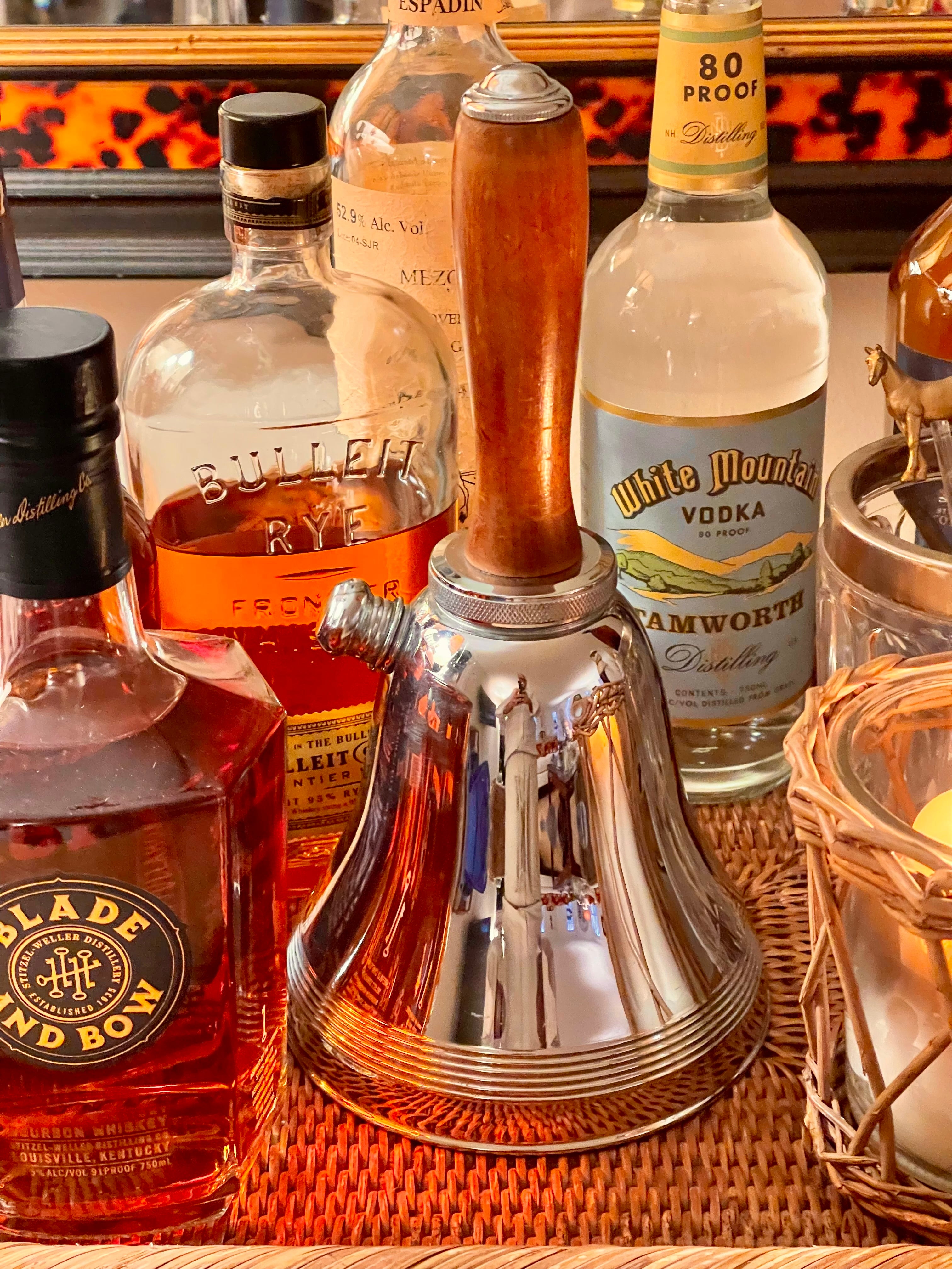 Vintage Bell Cocktail Shaker