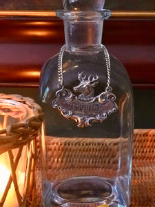 Tequila Stag/ Elk Decanter Tag