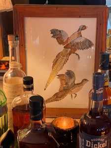 Vintage Pheasant Painting