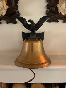 Vintage Eagle + Shield Happy Hour Bell